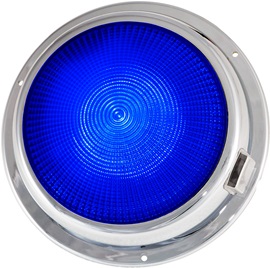 6 3/4" LED dome light blue
