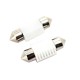 12/24V 31mm Cool-White Single Sided Festoon Bulb x 2