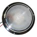 6 3/4 inch White/Red Mars Dome (Chrome) 	12V 24V